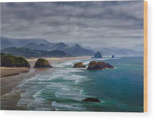 Oregon Wood Print featuring the photograph Ecola Viewpoint by Rick Berk