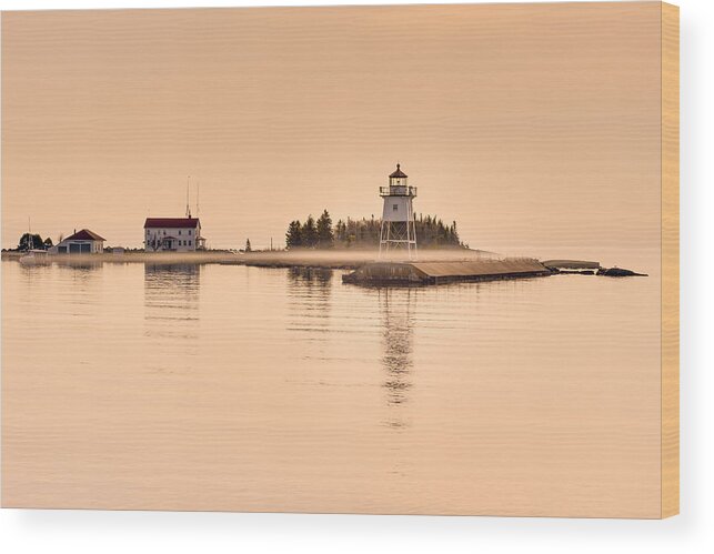 Grand Marais Wood Print featuring the photograph Sweet Serenity by Adam Mateo Fierro