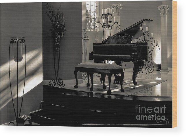 Elegance Wood Print featuring the photograph Elegance by Imagery by Charly