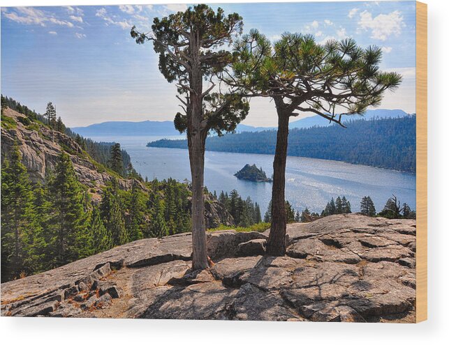 Emerald Bay Wood Print featuring the photograph Emerald Bay II - Lake Tahoe by Bruce Friedman