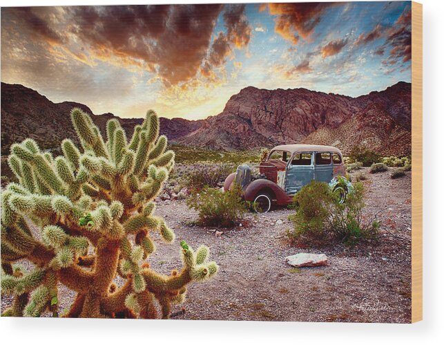 Truck Wood Print featuring the photograph Engine Trouble by Renee Sullivan