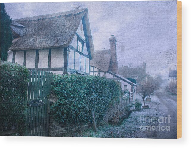 English Wood Print featuring the photograph English Country Lane by David Birchall