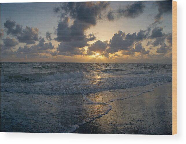 Sunset Wood Print featuring the photograph Evenings Like This... by Melanie Moraga