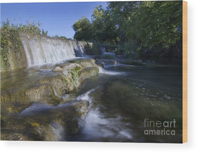 Ryan Smith Wood Print featuring the photograph Fall On The Concho by Ryan Smith