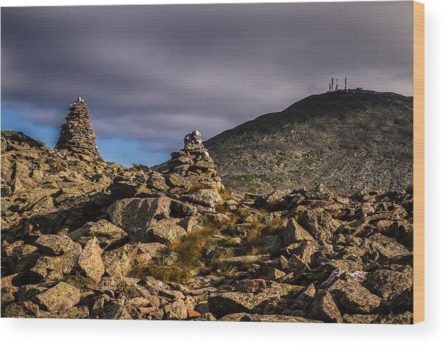 Mt.washington Wood Print featuring the photograph Farther Than It Looks by Jeff Sinon