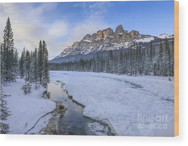Banff Wood Print featuring the photograph Finest Hour by Evelina Kremsdorf