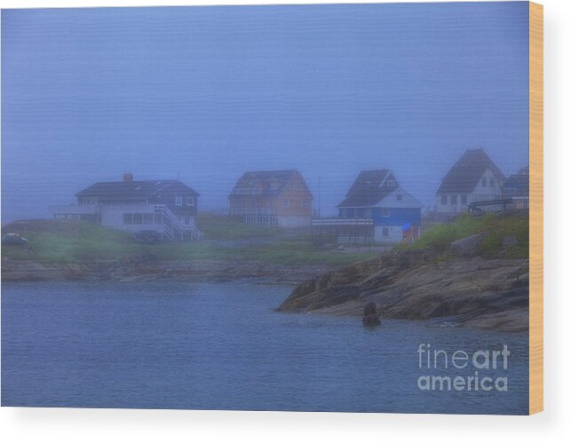 Greenland Wood Print featuring the photograph Foggy Bay by Rick Bragan