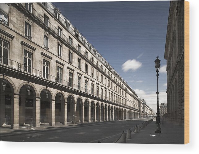 Rue De Rivoli Wood Print featuring the photograph France, Paris, Rue de Rivoli by Jorg Greuel