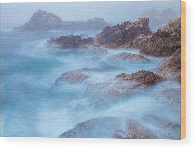 American Landscapes Wood Print featuring the photograph Furious Sea by Jonathan Nguyen