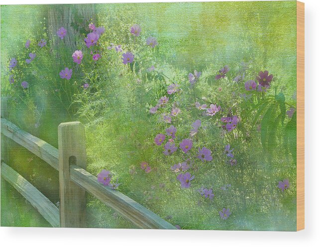 Prints For Sale Wood Print featuring the photograph Garden variety by Carolyn D'Alessandro