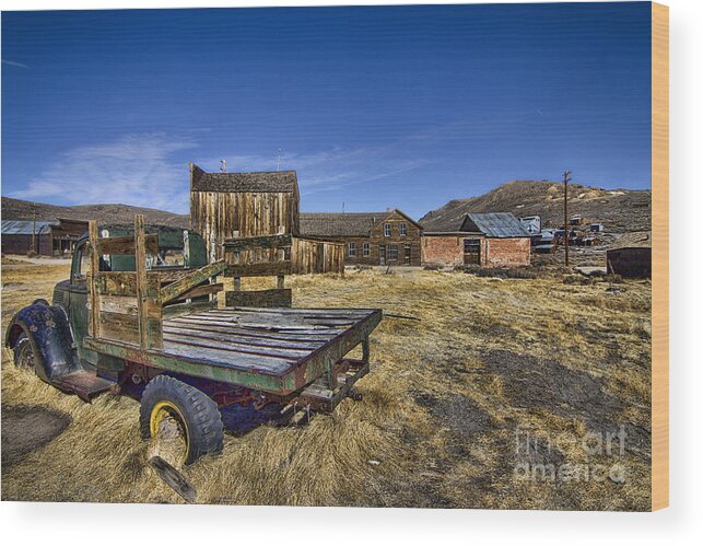 Ghost Town Wood Print featuring the photograph Ghost Town by Jason Abando