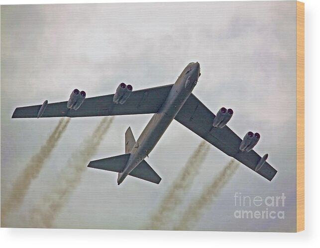 Airplane Wood Print featuring the photograph Giant in the Sky by Gary Holmes