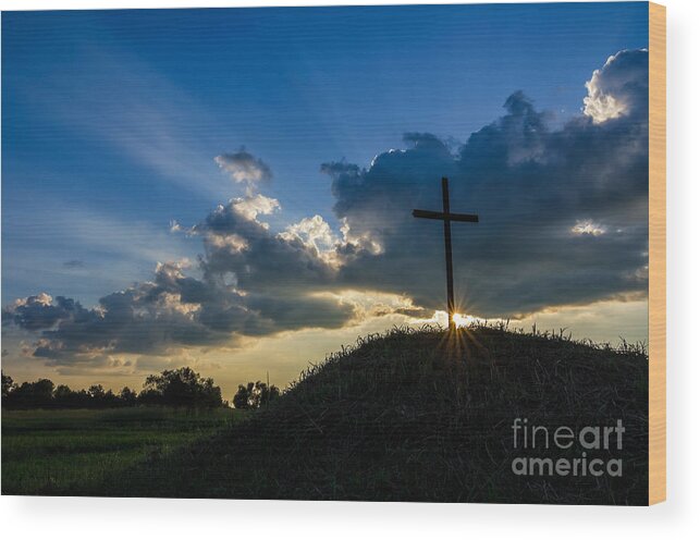 Glory Wood Print featuring the photograph Glory by Anthony Heflin