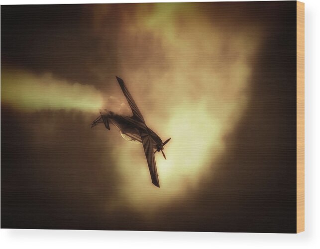 Silver Falcons Wood Print featuring the photograph Going for Gold by Paul Job