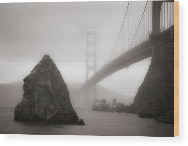 Golden Gate Bridge Wood Print featuring the photograph Golden Gate Bridge by Niels Nielsen
