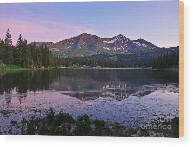 Lake Irwin Wood Print featuring the photograph Good Morning Irwin by Kelly Black