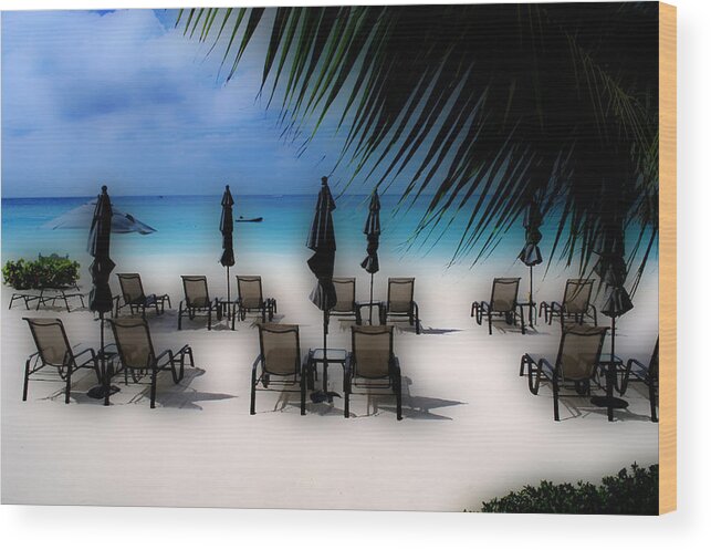 Caribbean Wood Print featuring the photograph Grand Cayman Dreamscape by Caroline Stella