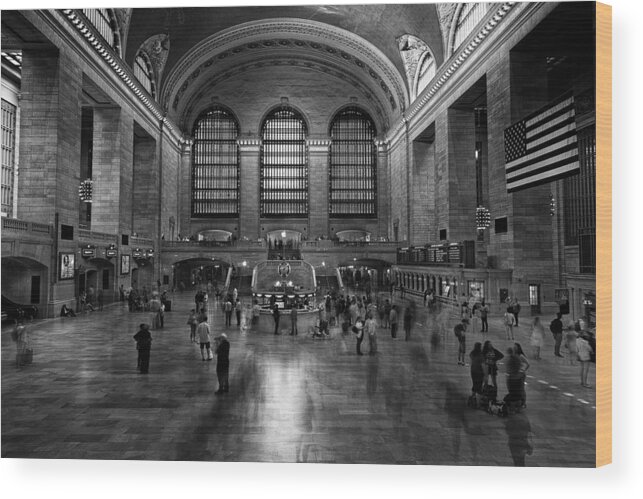 Grand Central Station Wood Print featuring the photograph Grand Central Station by D Plinth