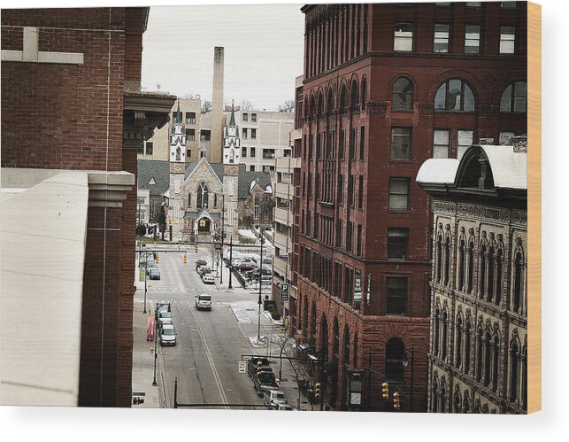 Hovind Wood Print featuring the photograph Grand Rapids 10 by Scott Hovind