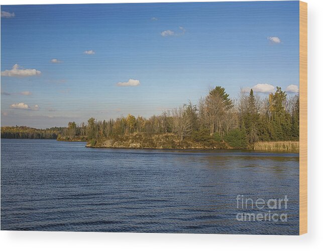 Peavy Pond Wood Print featuring the photograph Granite Fingers by Dan Hefle