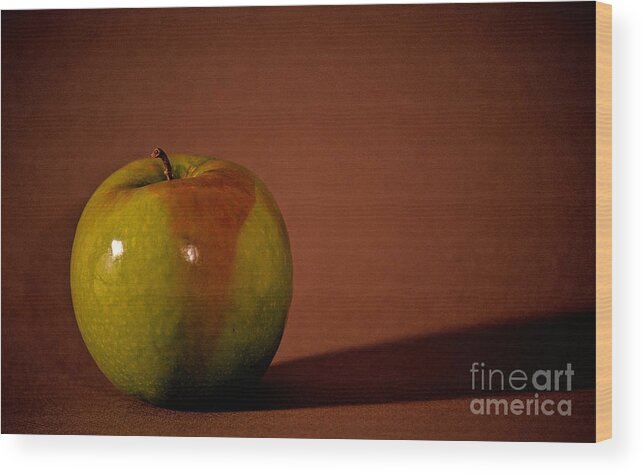 Apple Wood Print featuring the photograph Granny Smith by Sharon Elliott