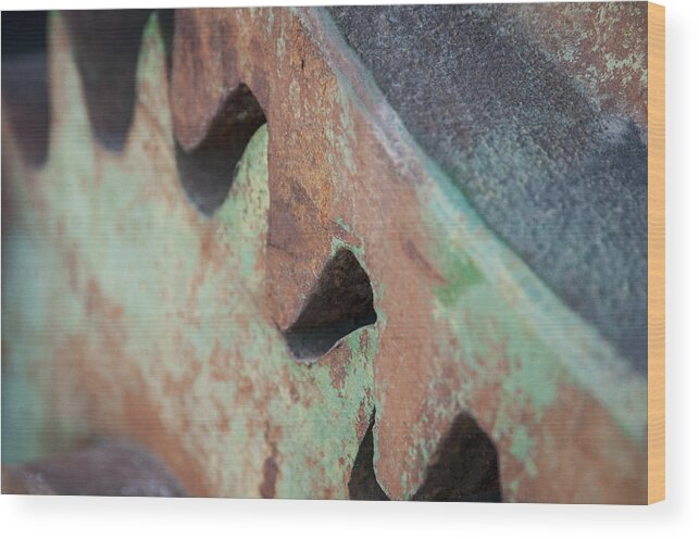 Gears Wood Print featuring the photograph Grind by Kevin Bergen