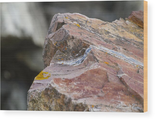 Granite Wood Print featuring the photograph Hard Edge by Natalie Rotman Cote