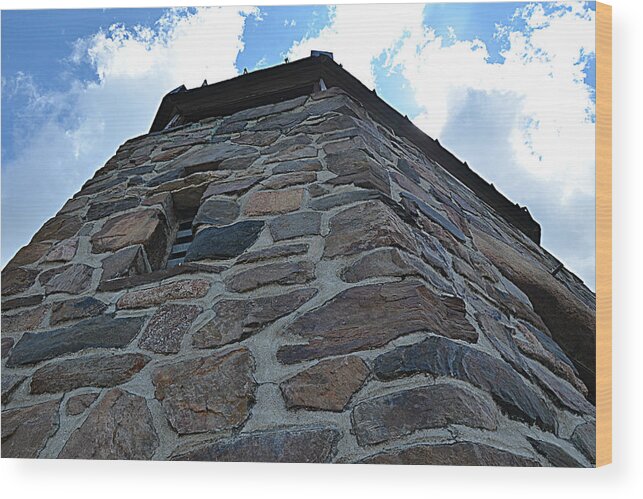Dakota Wood Print featuring the photograph Harney Peak Lookout by Greni Graph