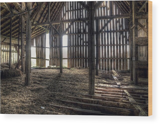 Barn Wood Print featuring the photograph Hay Loft 2 by Scott Norris