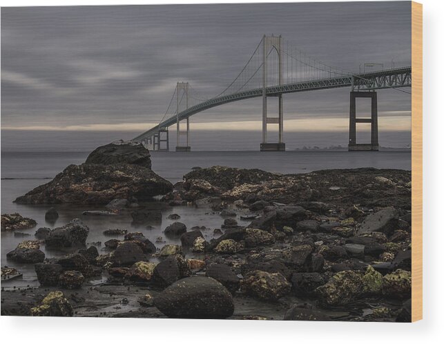 Andrew Pacheco Wood Print featuring the photograph Heading For Newport by Andrew Pacheco