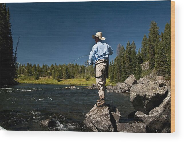Snake River Wood Print featuring the photograph Henry's Fork by Ron White