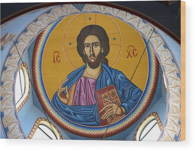 Assumption Greek Orthodox Church Wood Print featuring the photograph History Maker by Linda Mishler