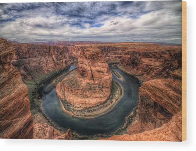 Granger Photography Wood Print featuring the photograph Horseshoe Bend by Brad Granger
