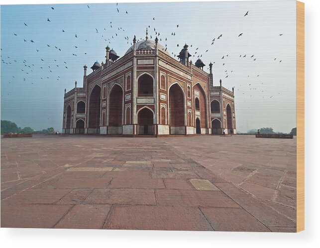 New Delhi Wood Print featuring the photograph Humayuns Tomb by Ankur Dauneria