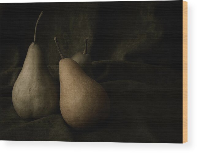 Pear Wood Print featuring the photograph In Darkness by Amy Weiss