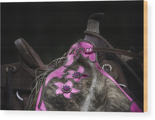 Cowboys Wood Print featuring the photograph In the Pink by Pamela Steege