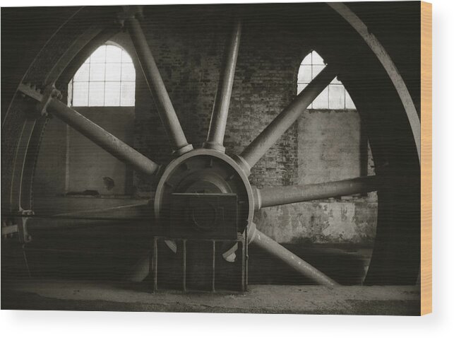 Industrial Wood Print featuring the photograph Funicular System by Amarildo Correa