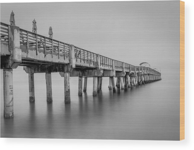 Atlantic Wood Print featuring the photograph Infinity by Debra and Dave Vanderlaan