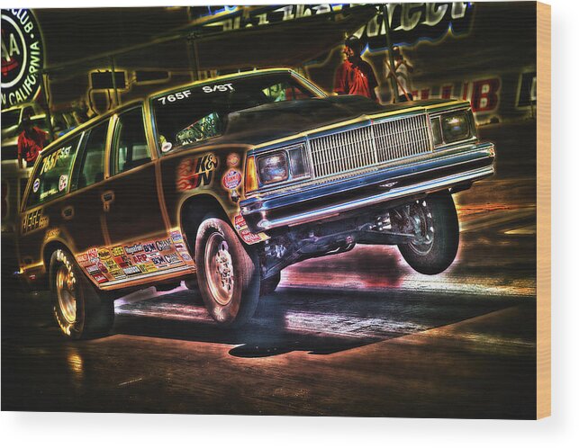 Chevelle Wood Print featuring the digital art Jumping Chevelle by Richard J Cassato