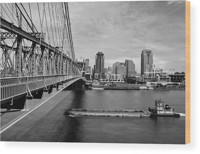 Cincinnati Ohio Wood Print featuring the photograph Just Passing Through by Russell Todd
