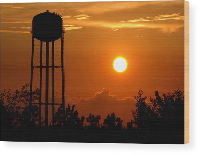 Ks Wood Print featuring the photograph Kansas Sunset by Rob Huntley