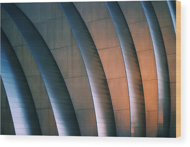 Kauffman Performing Arts Center Wood Print featuring the photograph Kauffman Performing Arts Center by Stephanie Hollingsworth