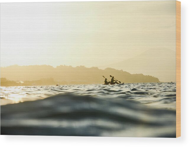 Scenics Wood Print featuring the photograph Kayak by Grace Oda