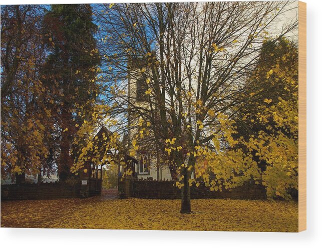 Kenmore Wood Print featuring the photograph Kenmore Church by Stephen Taylor