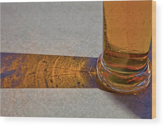 Lager Photographs Wood Print featuring the digital art Lager by David Davies