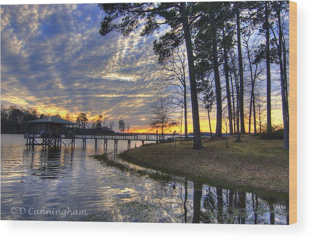 Toledo Bend Wood Print featuring the photograph Lake View by Dorothy Cunningham