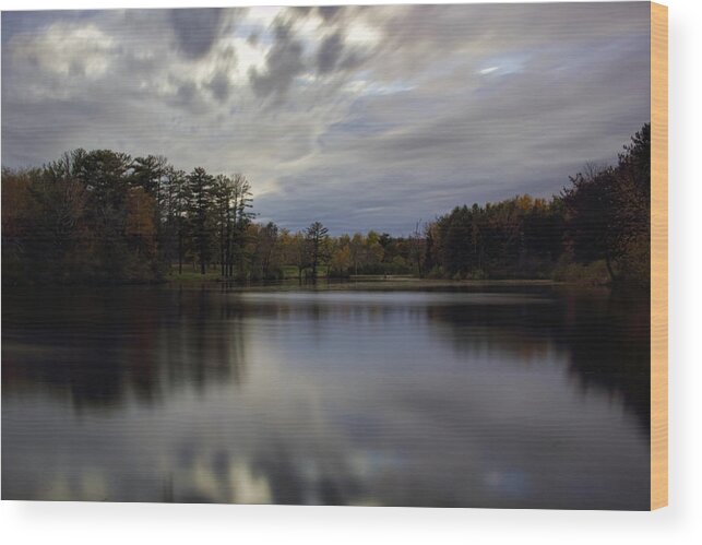 Wausau Wood Print featuring the photograph Lake Wausau's Bluegill Bay Park by Dale Kauzlaric