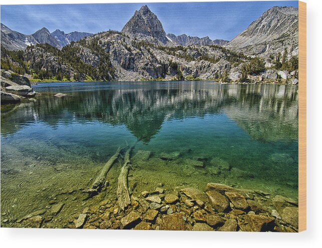 Lake Wood Print featuring the photograph Lamark Lake by Cat Connor