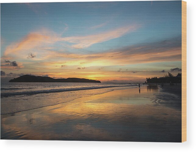 Water's Edge Wood Print featuring the photograph Langkawi Paradise by @ Didier Marti