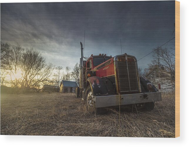 Abandoned Wood Print featuring the photograph Last Haul by Aaron J Groen